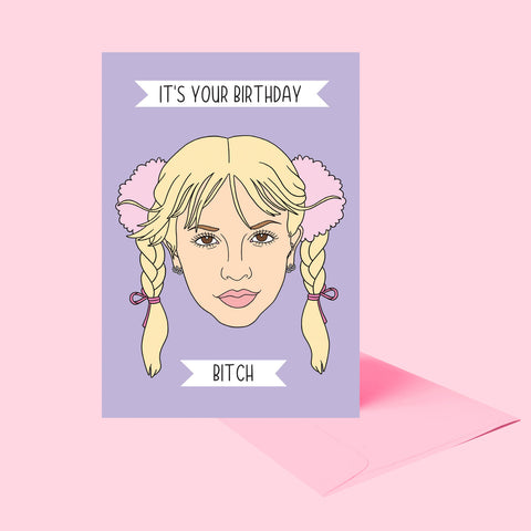 Britney Spears Greeting Card