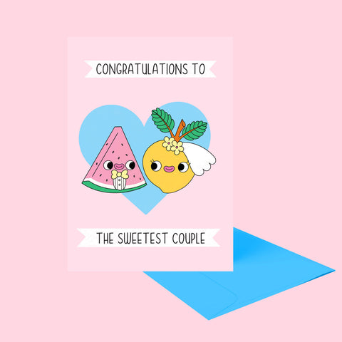 Sweetest Couple Greeting Card