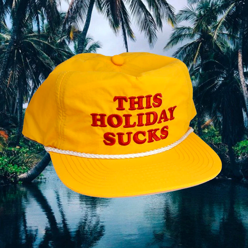 This Holiday Sucks Yellow Cap