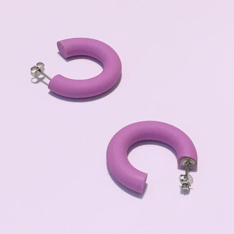 Tiny Hoops - Lavender