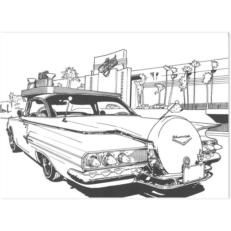 Lowrider Colouring Book